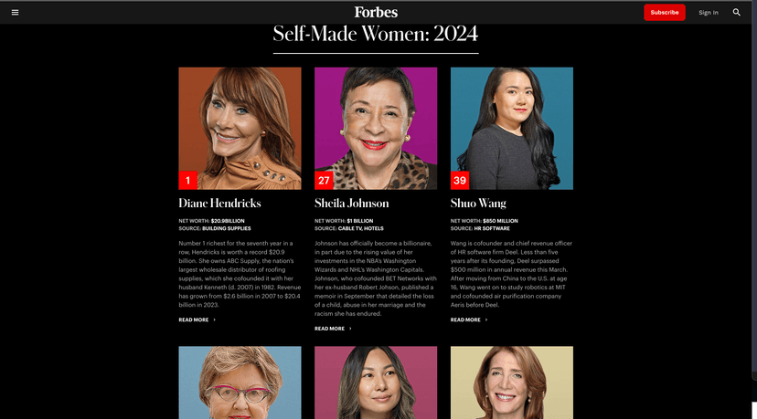 Forbes Americas SelfMade Women screenshot 3